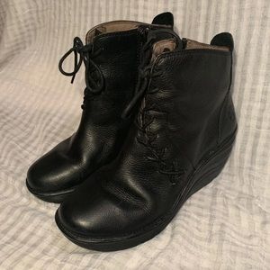 Bionica Corset Wedge Bootie